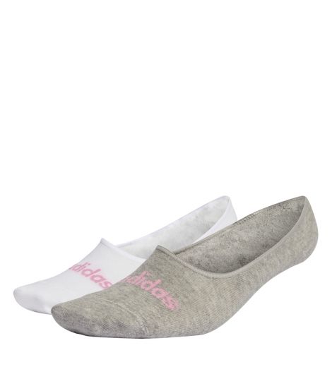 Adidas Men's Thin Linear Ballerina Socks 2 Pairs