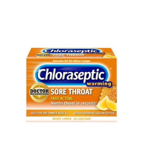 Chloraseptic Honey Lemon Lozenges 18s