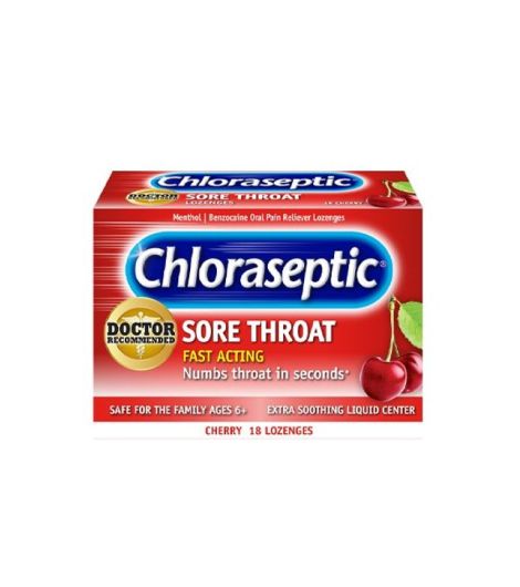 Chloraseptic Cherry Lozenges 18's