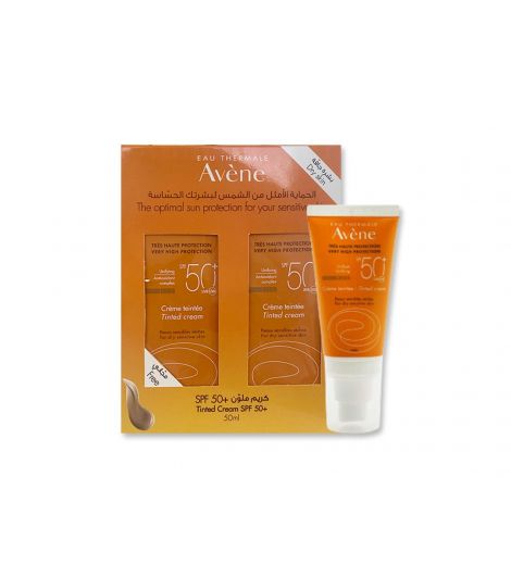 Eau Thermale Avene Tinted Cream Spf 50+ 2X50ml