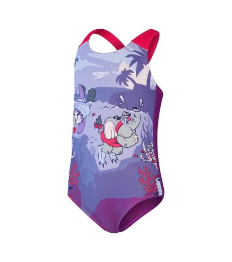 Speedo Crossback Kid's Swimsuit - Swim Squad