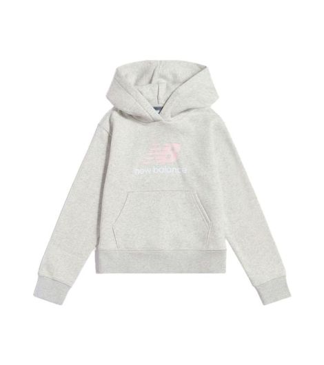 هودي من التيري الفرنسي بشعار مكدس من New Balance – للأطفال