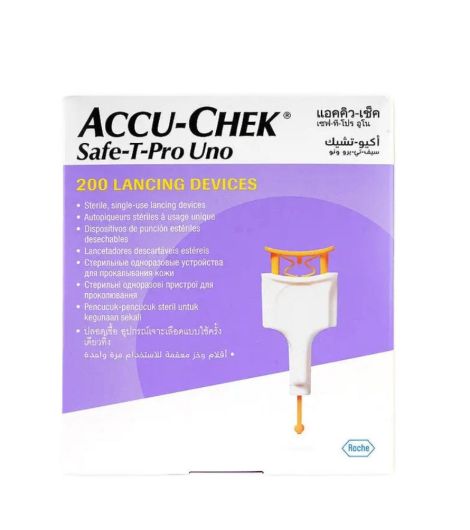 Accu Check Safe T Pro Uno 200'S