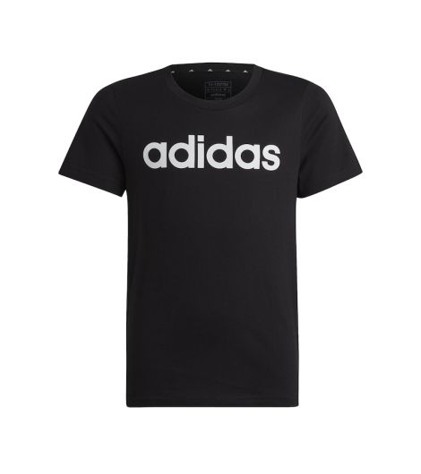 Adidas Essentials Linear Logo Cotton Slim Fit Kid's T-Shirt