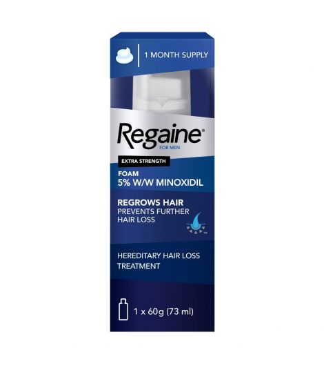 Regaine For Men 5% W/W Foam 1x60g