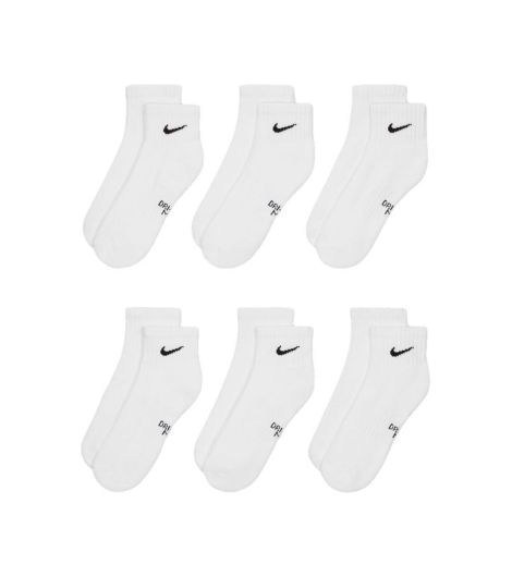 Nike Everyday Kid's Cushioned Ankle Socks (6 Pairs)