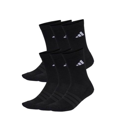 Adidas Cushioned Crew Unisex Socks 6 Pair Pack
