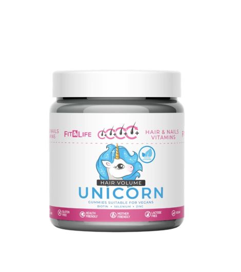 Fit 4 Life Hair Volume Unicorn 300g 60 Gummies