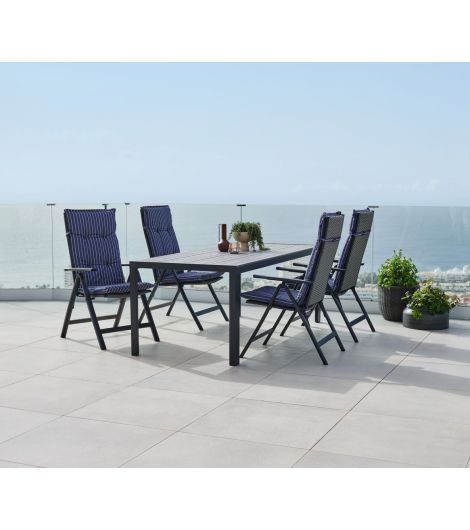 وسادة كرسي خارجي أزرق