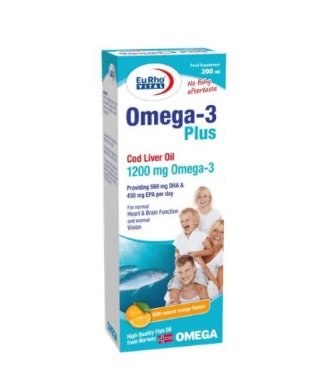 Eurho Vital Omega-3 Plus 200ml