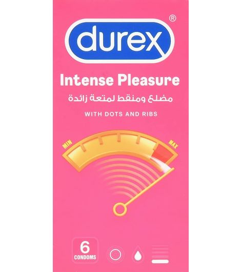 Durex Intense Pleasure Condoms 6's