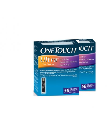 OneTouch Ultra® 50 Strips Pack of 2