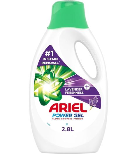 Ariel Lavender Freshness Laundry Detergent Power Gel 2.8L
