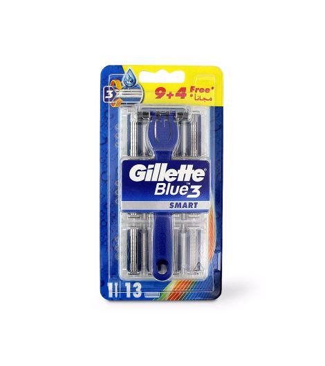 Gillette Blue3 Smart Hybrid Razor 9+4 Free