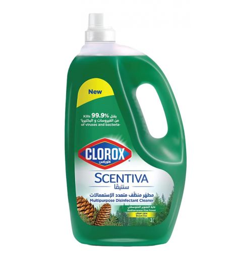 Clorox Scentiva Disinfectant Pine Cleaner 3 L