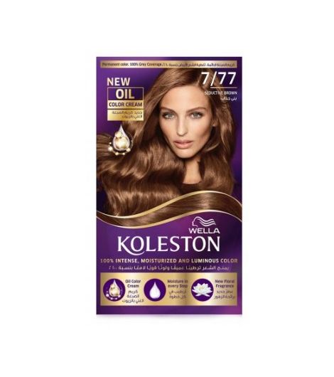 Koleston Maxi Oil Hair Color Cream Seductive Brown 7/77