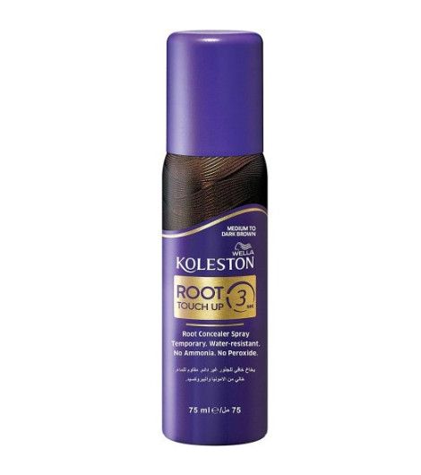 Koleston Wella Root Touch Up Medium to Dark Brown Instant 3 Seconds Spray 75 ML