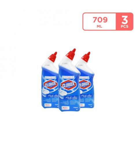 Clorox Toilet Cleaner Original (2+1)709 Ml