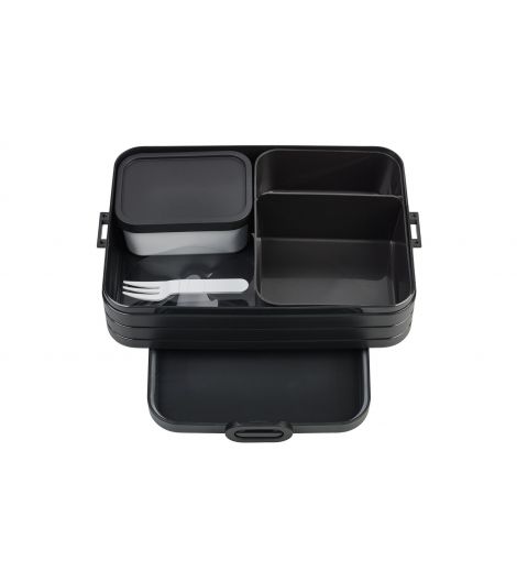 Bento Lunch Box Tab Lrge-Blk
