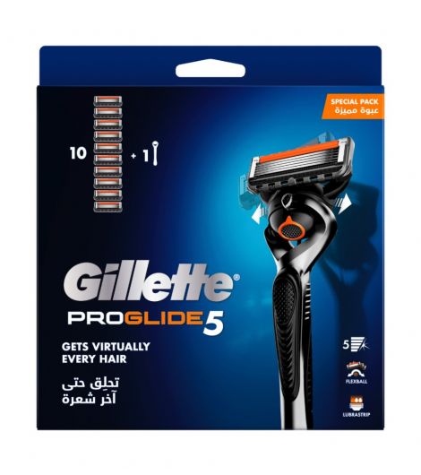 Gillette Pro Glide 1 Handle + 10 Blades