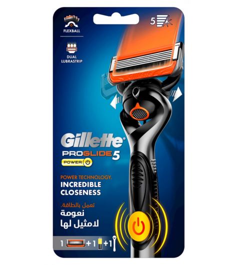 Gillette Pro Glide 1 Handle + 5 Blades