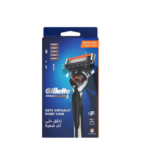 Gillette Pro Glide 1 Handle + 5 Blades
