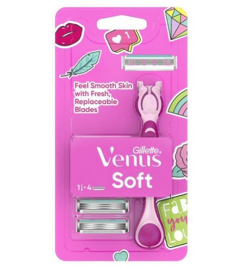 Gillette Simply Venus Razor With 4 Refills