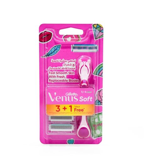 Gillette Simply Venus Razor With 4 Refills