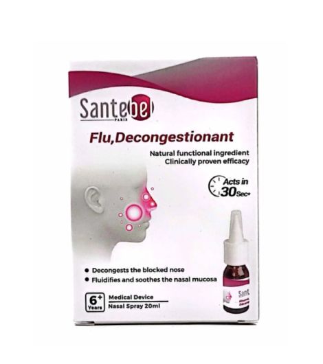 Santebel Flu Decongestionant Nasal Spray 20ml