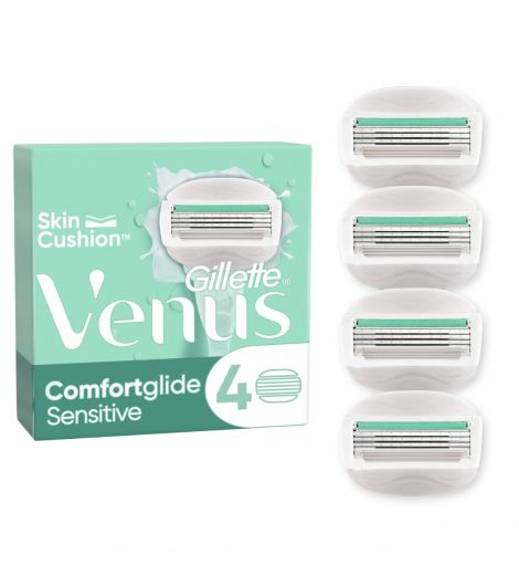 Venus Comfortglide Sensitive Refills 4 Count