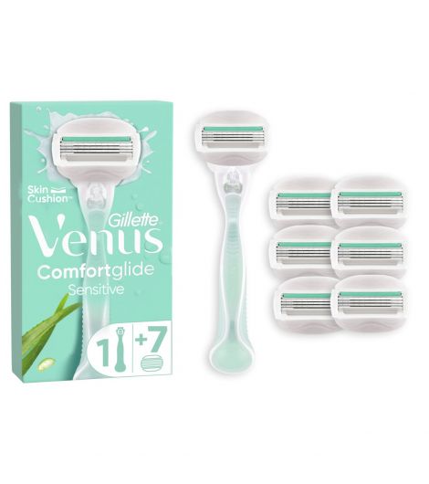 Gillette Venus Deluxe Smooth Sensitive Razor + 7