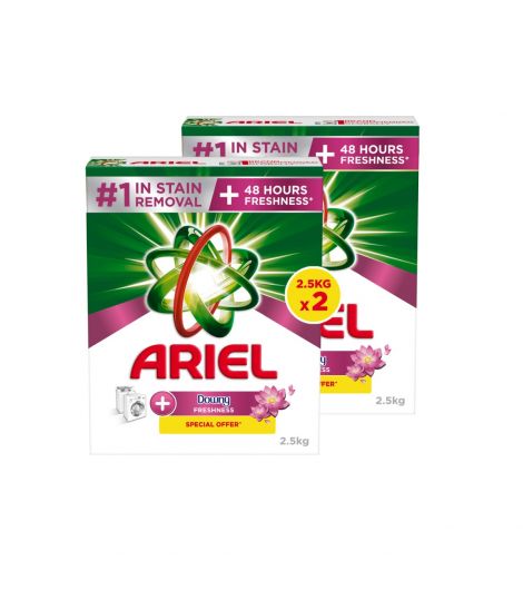 Ariel Downy Freshness Detergent Powder 2 x 2.5 Kg