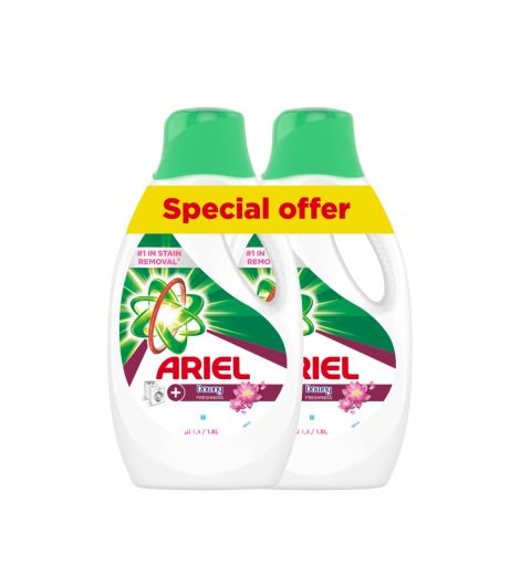 Ariel Downy Freshness Liquid Detergent 2 x 1.8 L