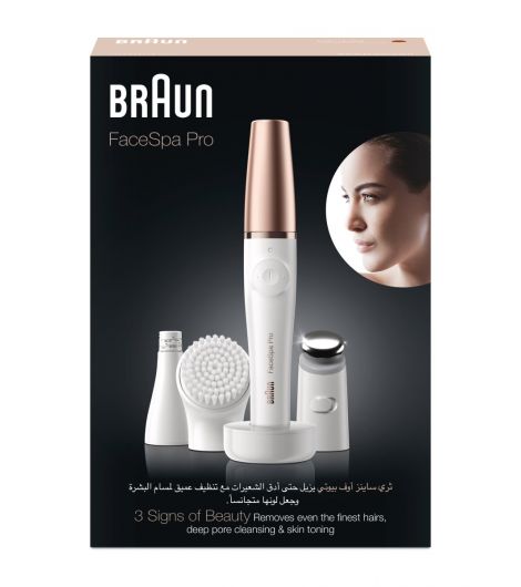 Braun Face Spa Pro 911 Facial Epilator with 3 Extras