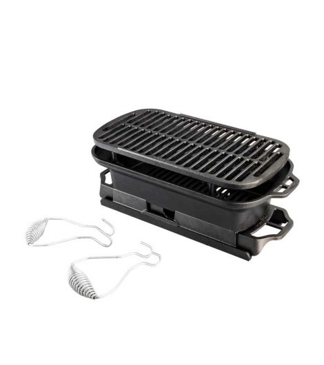 Lodge Sportsman’s Pro Cast Iron Grill