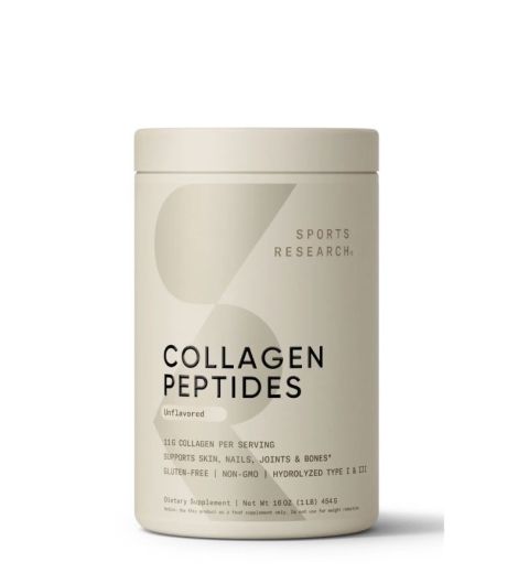 Sports Research Collagen Peptides Unflavored 454g