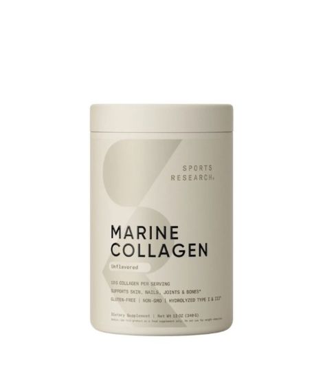 Sports Research Marine Collagen Peptides Unflavored 340g