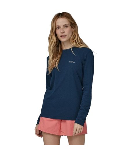 Patagonia Women's L/S P-6 Logo Responsibili-Tee