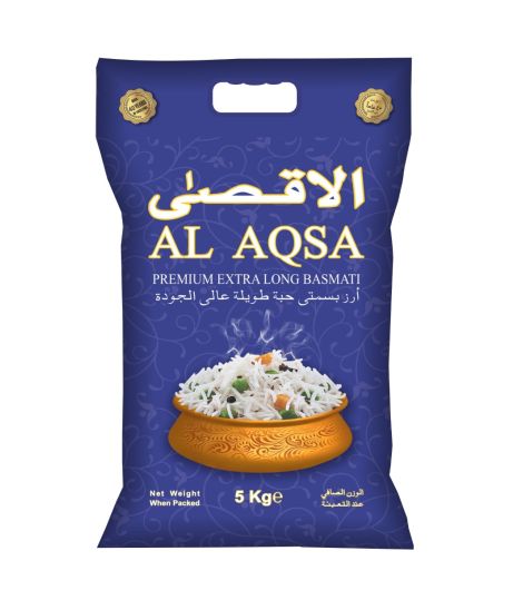AL AQSA PREMIUM EXTRA LONG BASMATI RICE 5KG