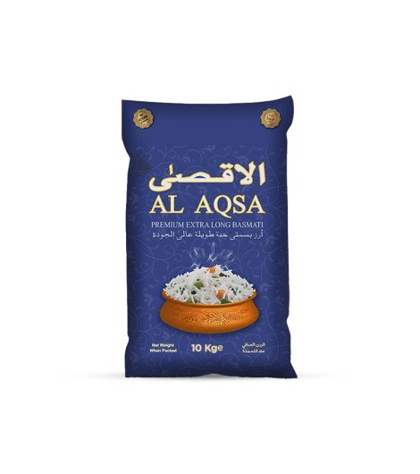 AL AQSA PREMIUM EXTRA LONG BASMATI RICE 10KG