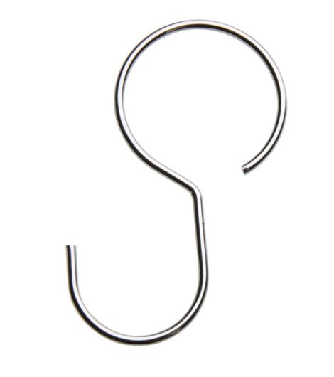 Shower curtain rings RYDAL 12 pcs/pck metal