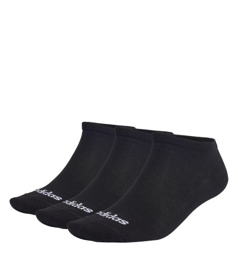 Adidas Thin Linear Low-Cut Men's Socks 3 Pairs