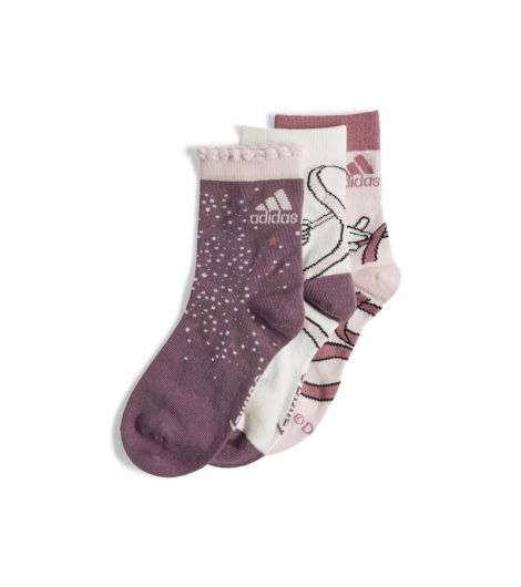 Adidas X Disney Kid's Minnie Mouse 3 Pairs Per Pack Socks