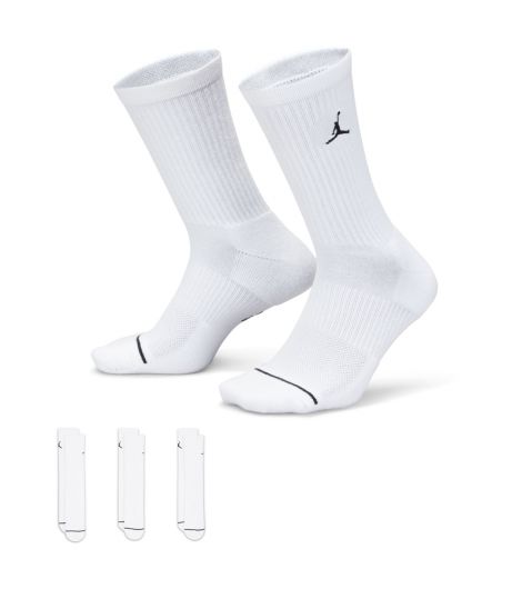 Jordan Men's Ed Cush Poly Crew 3 Pk Socks