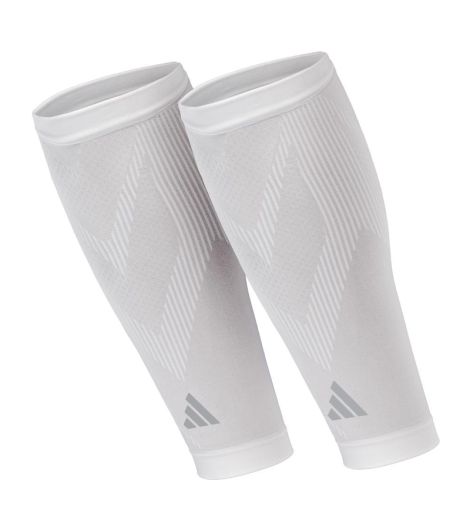 Adidas Compression Calf Sleeves - White - S/M