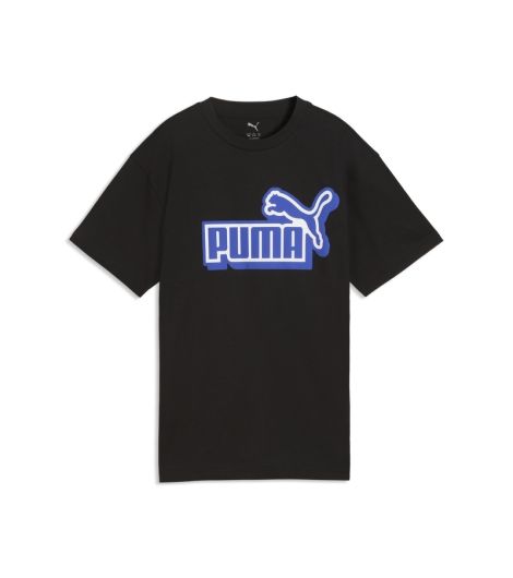 Puma Essentials Logo Lab Relaxed Graphic Kid's Tee