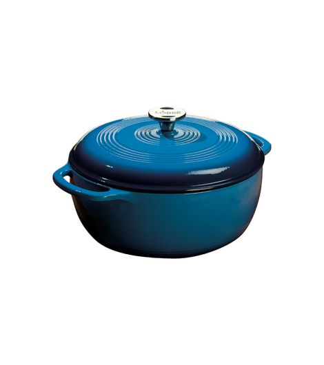 Color Enamel Dutch Oven Blue