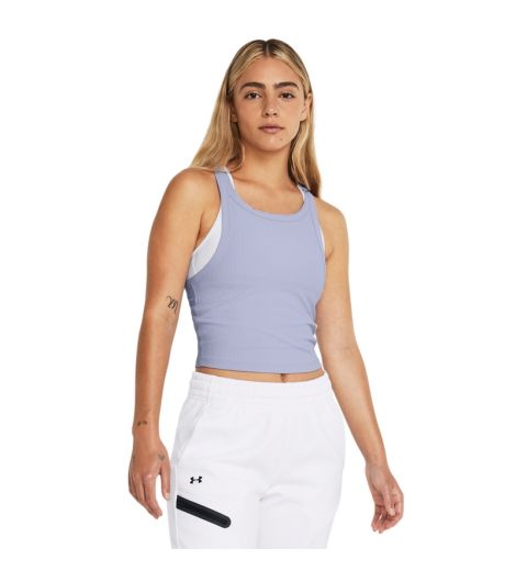 Under Armour Women's Meridian Rib Crop Tank