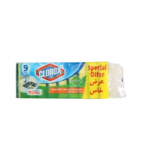 Clorox Heavy Duty Sponge Scourer 9 Piece