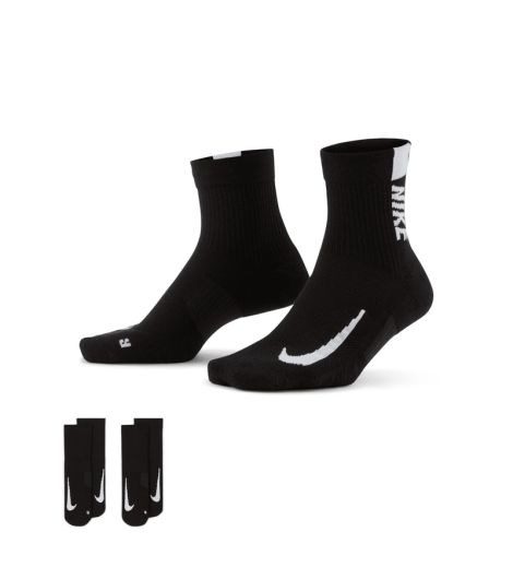 Nike Multiplier Running Ankle Socks (2 Pair)